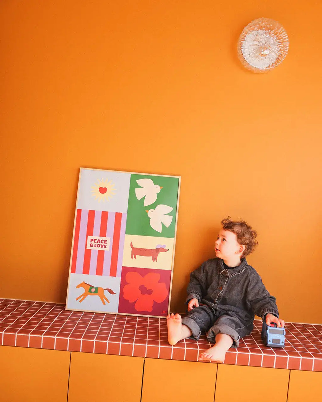 Ma Petite Vie Plakat Frieden & Liebe (50 x 70 cm)