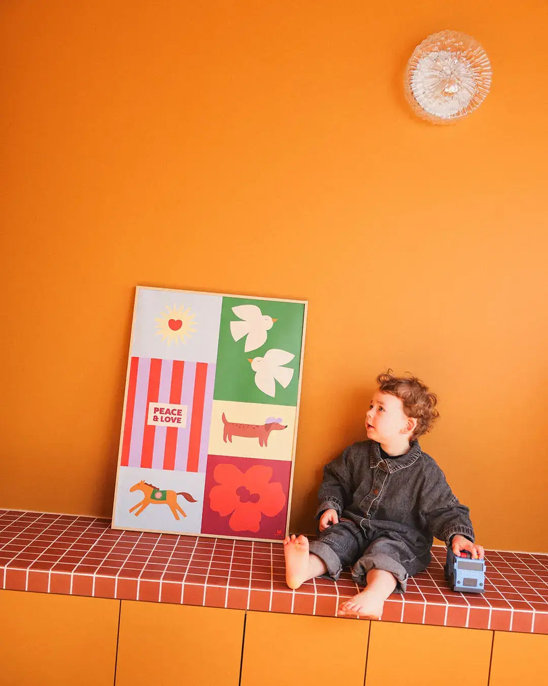 Ma Petite Vie Plakat Frieden & Liebe (50 x 70 cm)