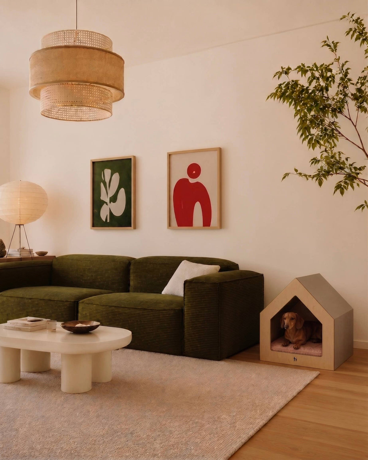 houm.pet Dog House 'WOOD'