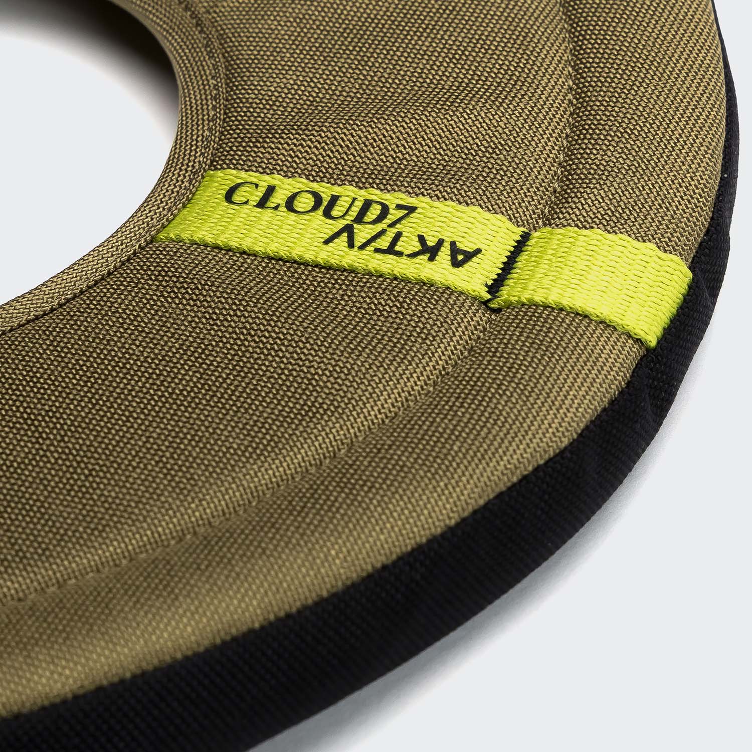 Cloud7 Hundespielzeug Frisbee AKTIV Khaki