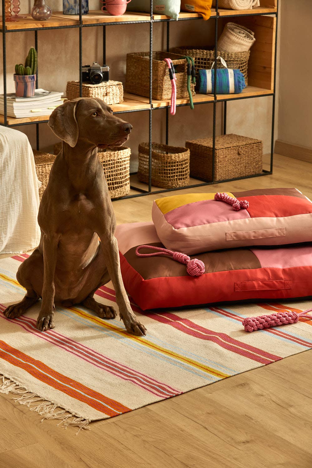 Calma House Rosa Buby Bodenkissen