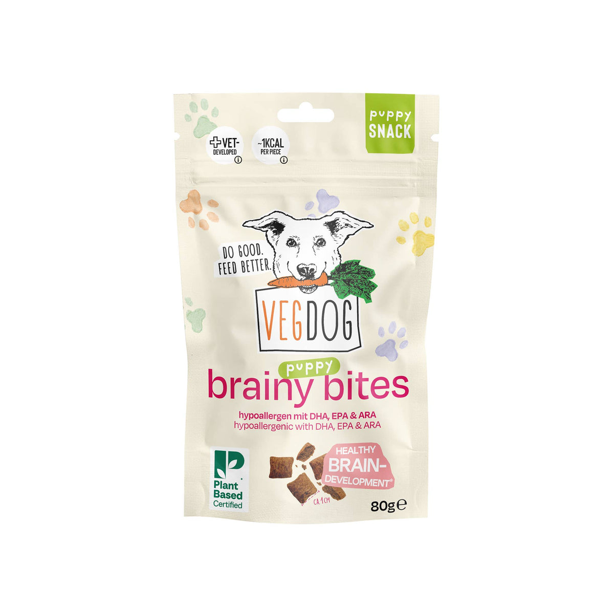 VEGDOG BRAINY BITES 80 g