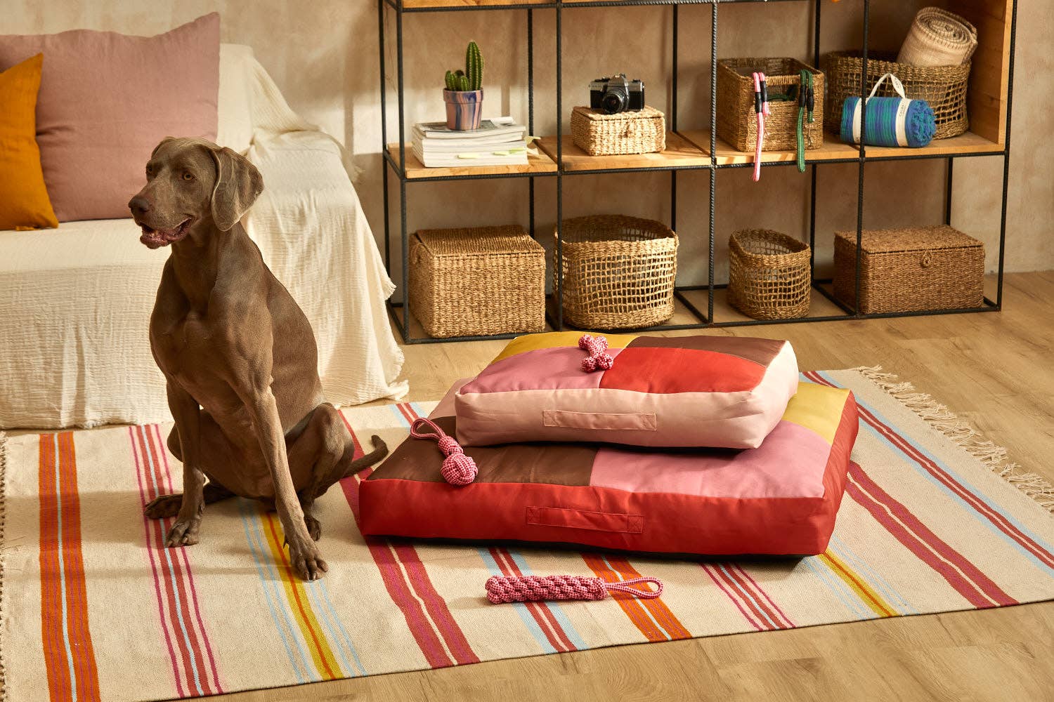 Calma House Rosa Buby Bodenkissen