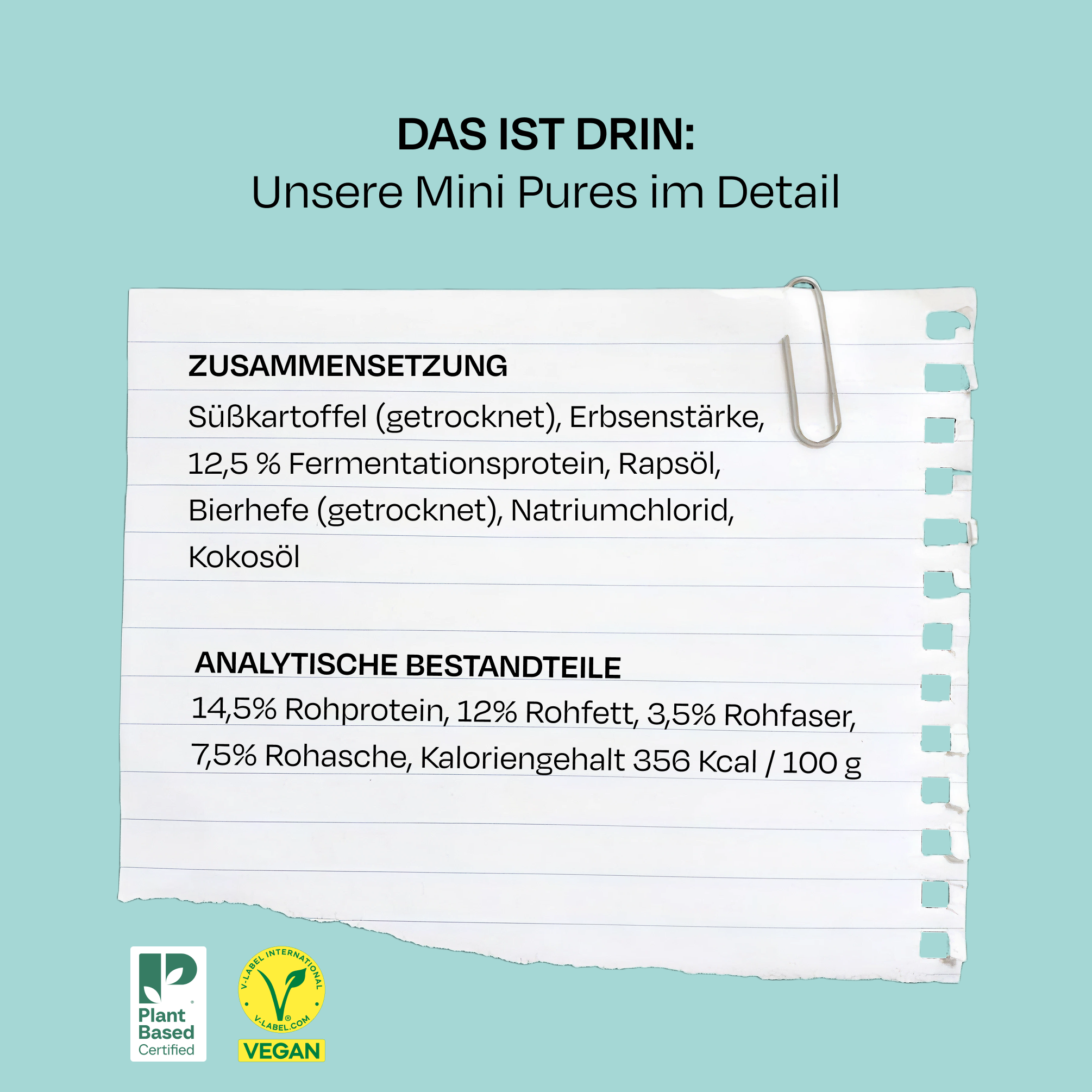 VEGDOG Mini PURES 80 g