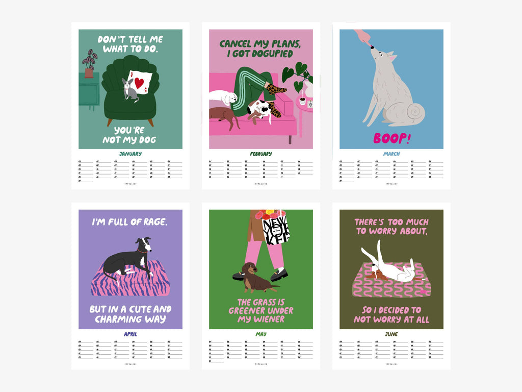 Typealive Wall Calendar