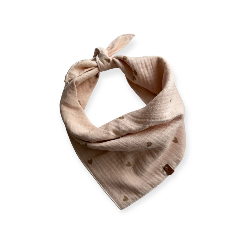 Lieblingspfote Musselin Halstuch "Little Hearts"