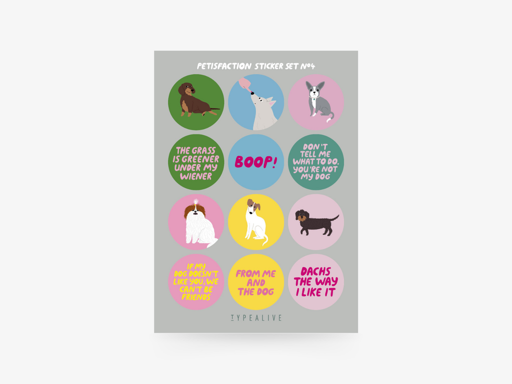 Typealive Stickerbogen "PETS"