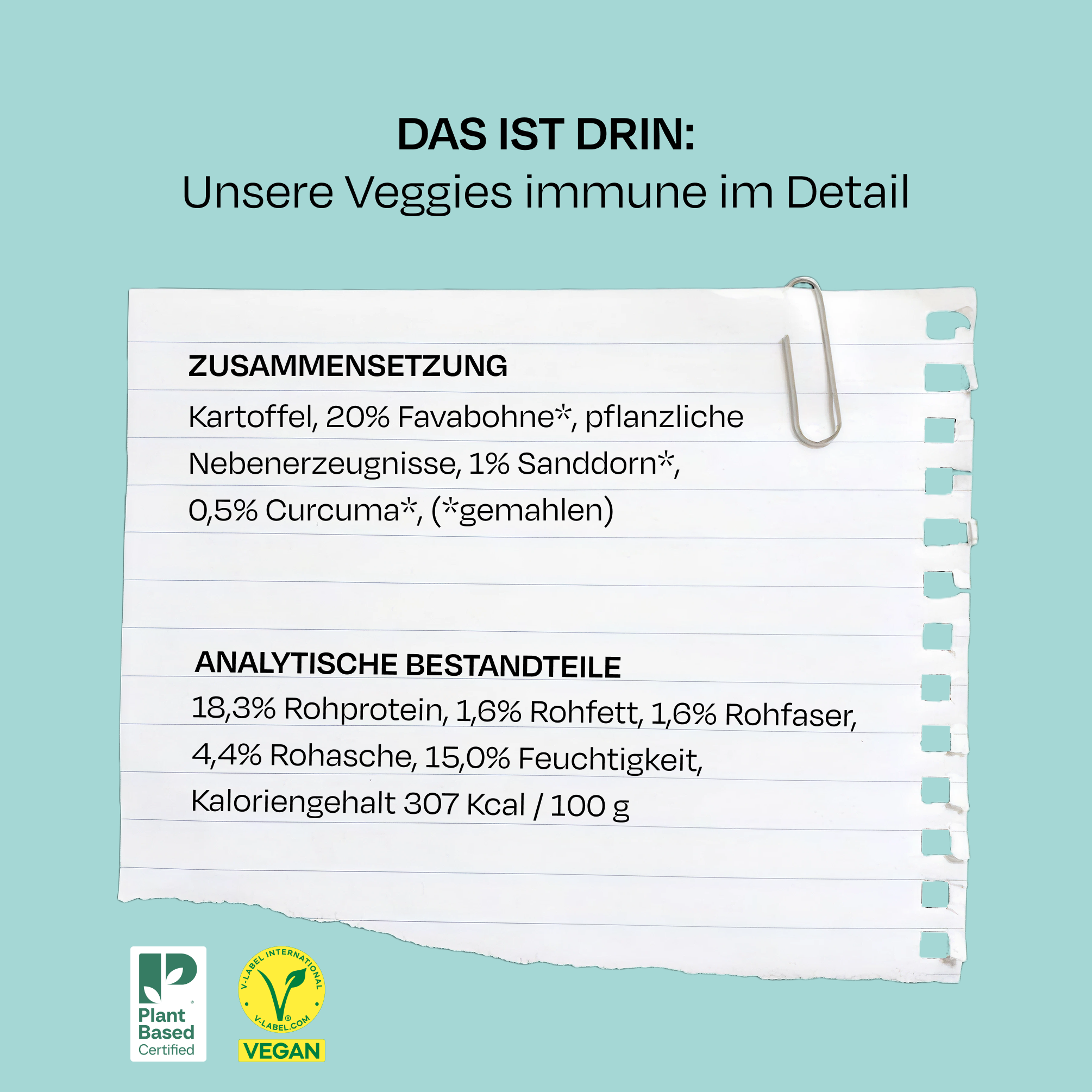 VEGDOG VEGGIES immune 125 g