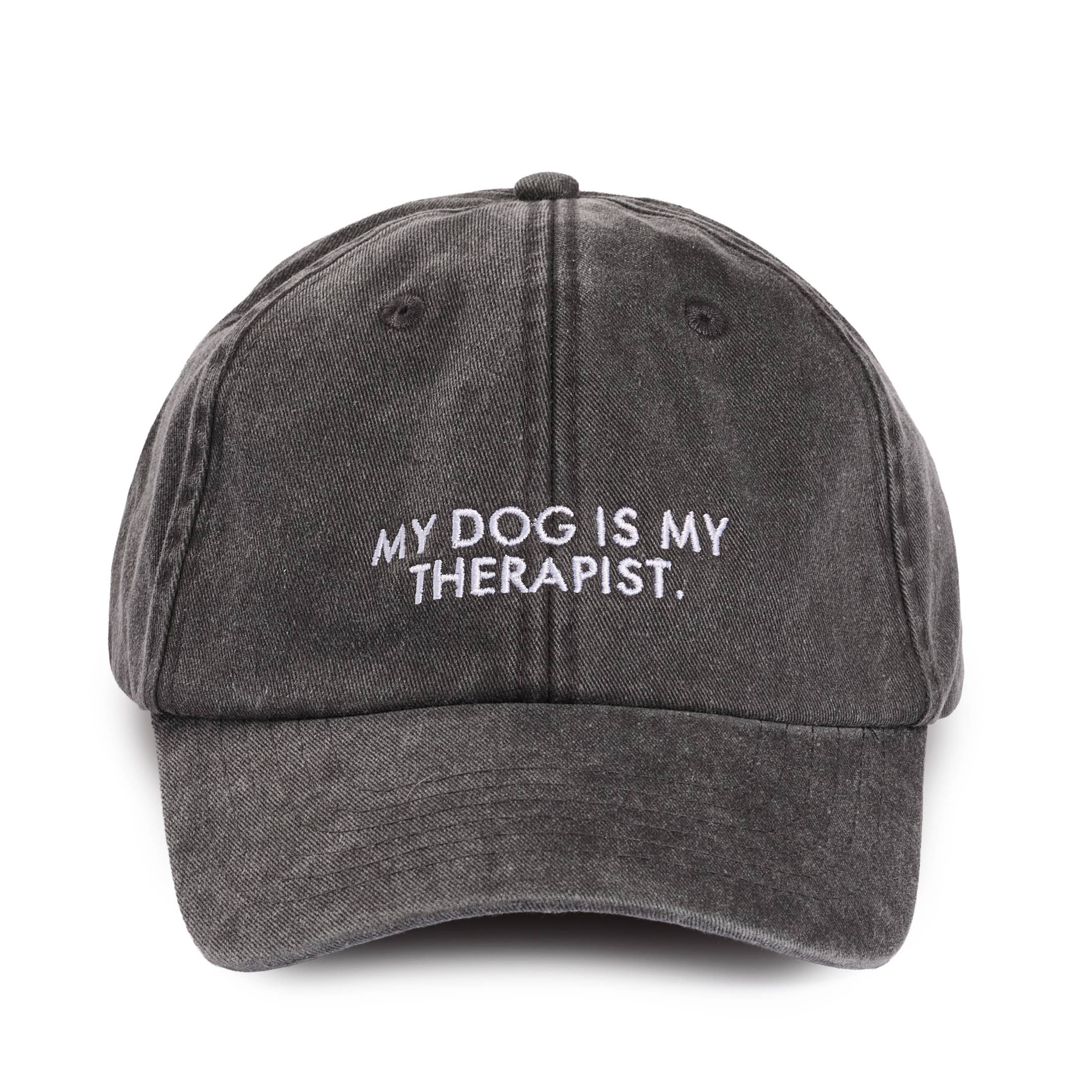 Lieblingspfote Cap 'Dog Therapist' Vintage Black