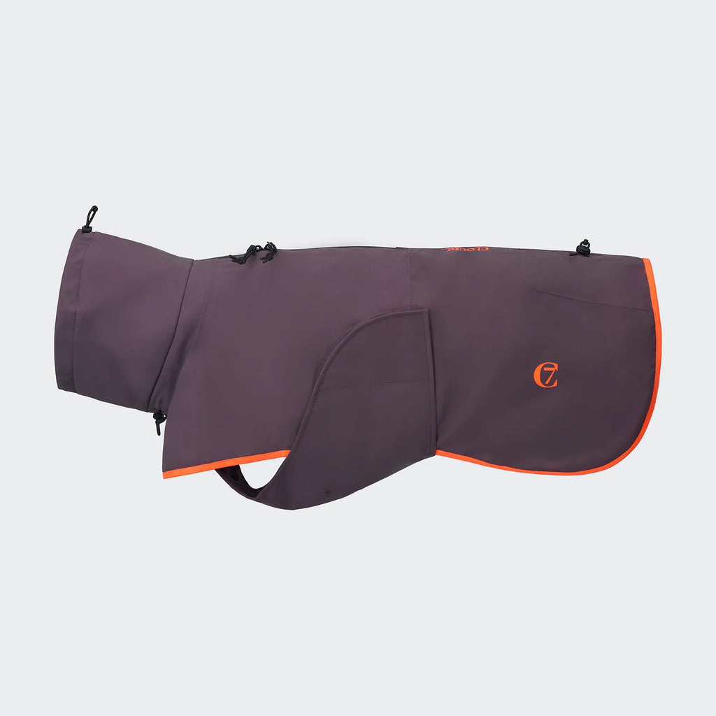 Cloud7 Dog Raincoat AKTIV Aubergine/Orange