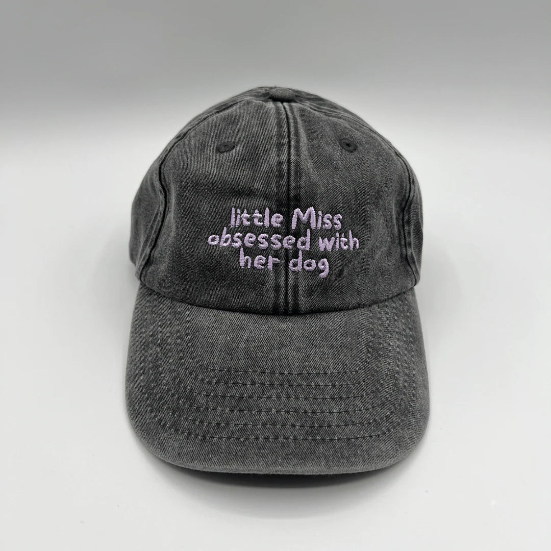 Fellever & Paways Cap "little miss obsessed with her dog"