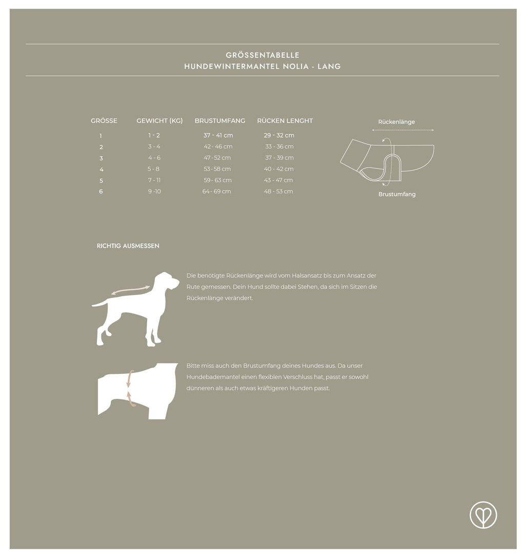 Hundemantel Nolia (lang)