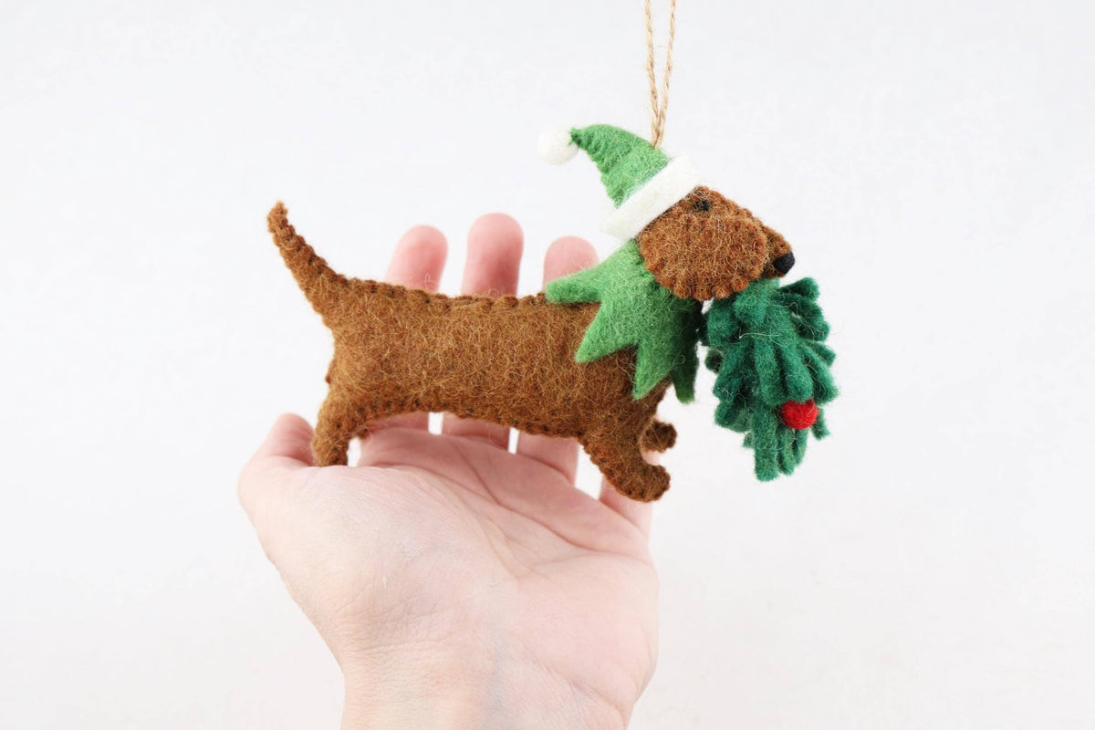 Weihnachtsanhänger Dackel