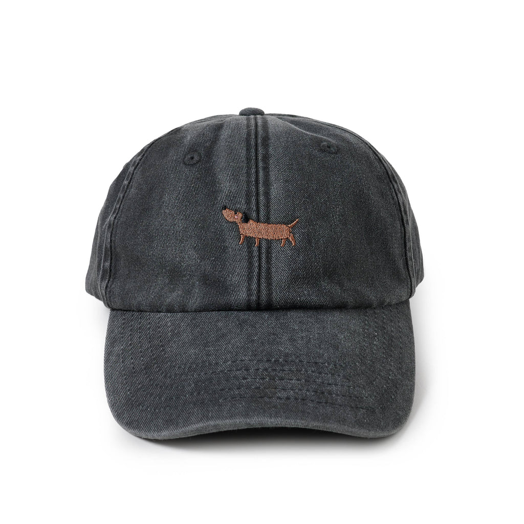 Lieblingspfote "Dackel" Cap Vintage Anthrazit