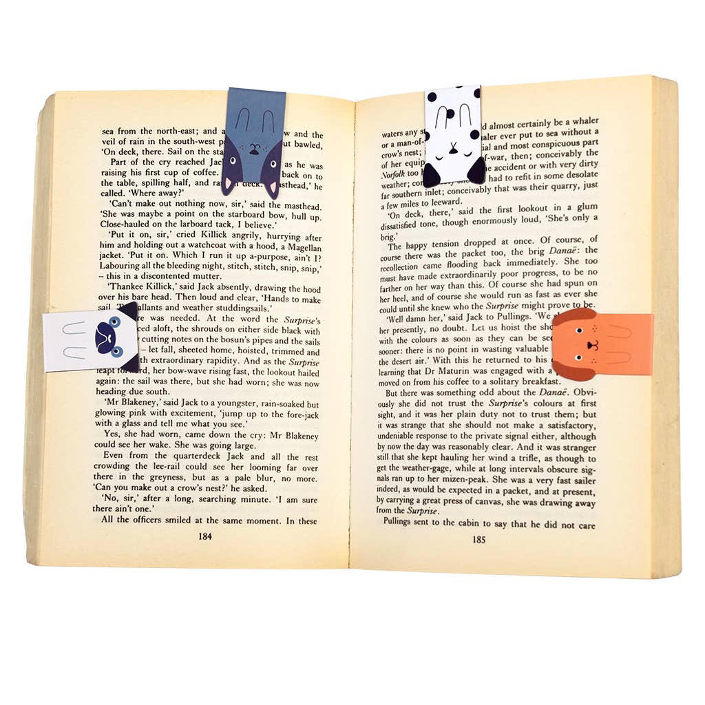 Rex Magnetische Lesezeichen Hunde (4er-Set)