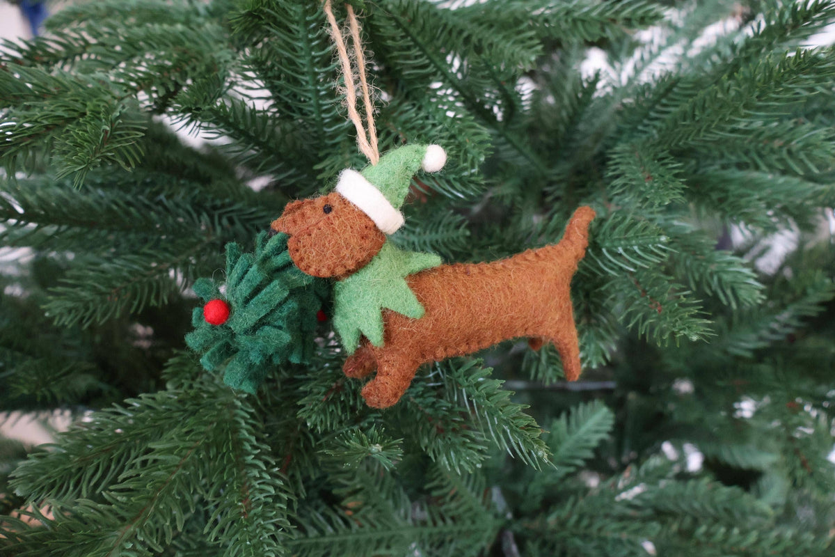 Weihnachtsanhänger Dackel