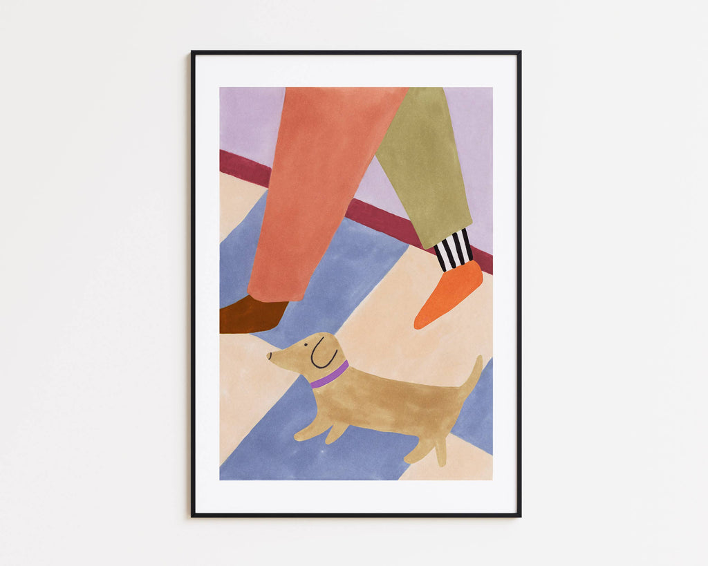 Depeapa Poster 'Walking is Revolutionary' (29,7 x 42 cm)