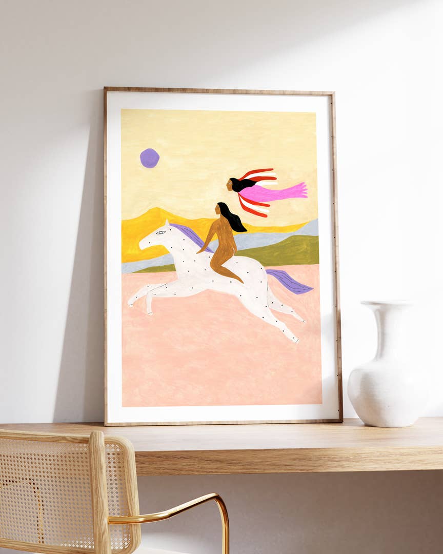 Depeapa Poster 'Free Women' (29,7 x 42 cm)