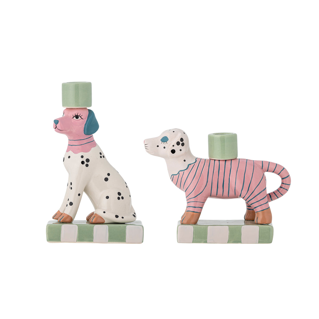 Bloomingville Kerzenhalter Doglie (2er-Set)