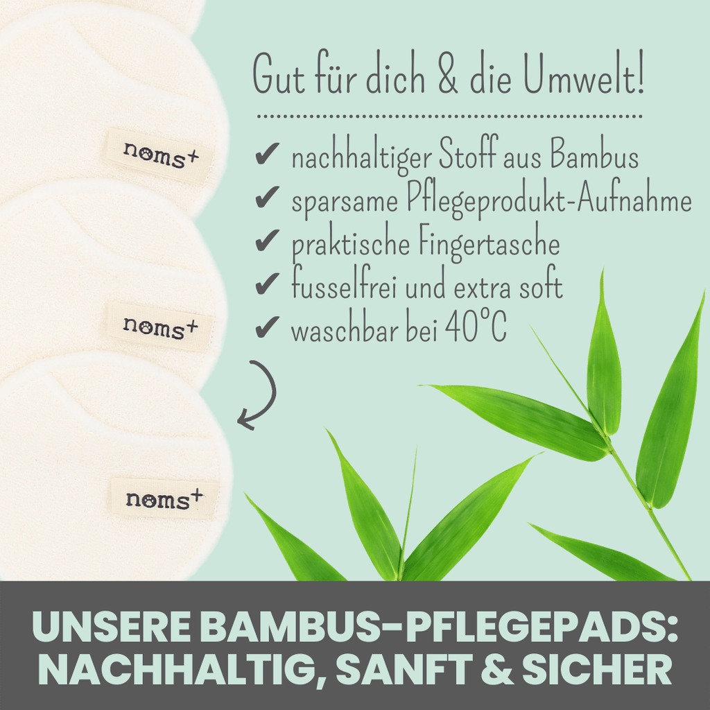 noms+ Bamboo Facial Pads (4-pack)