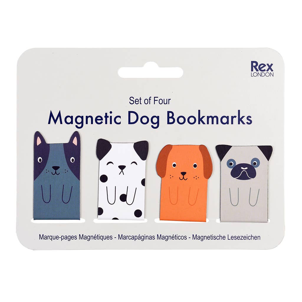 Rex Magnetische Lesezeichen Hunde (4er-Set)