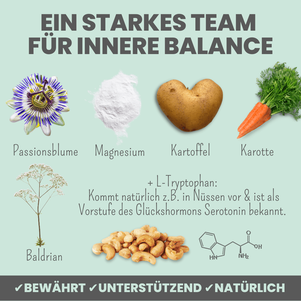 Wohlfühlsnacks bei Stress, Angst & Unruhe