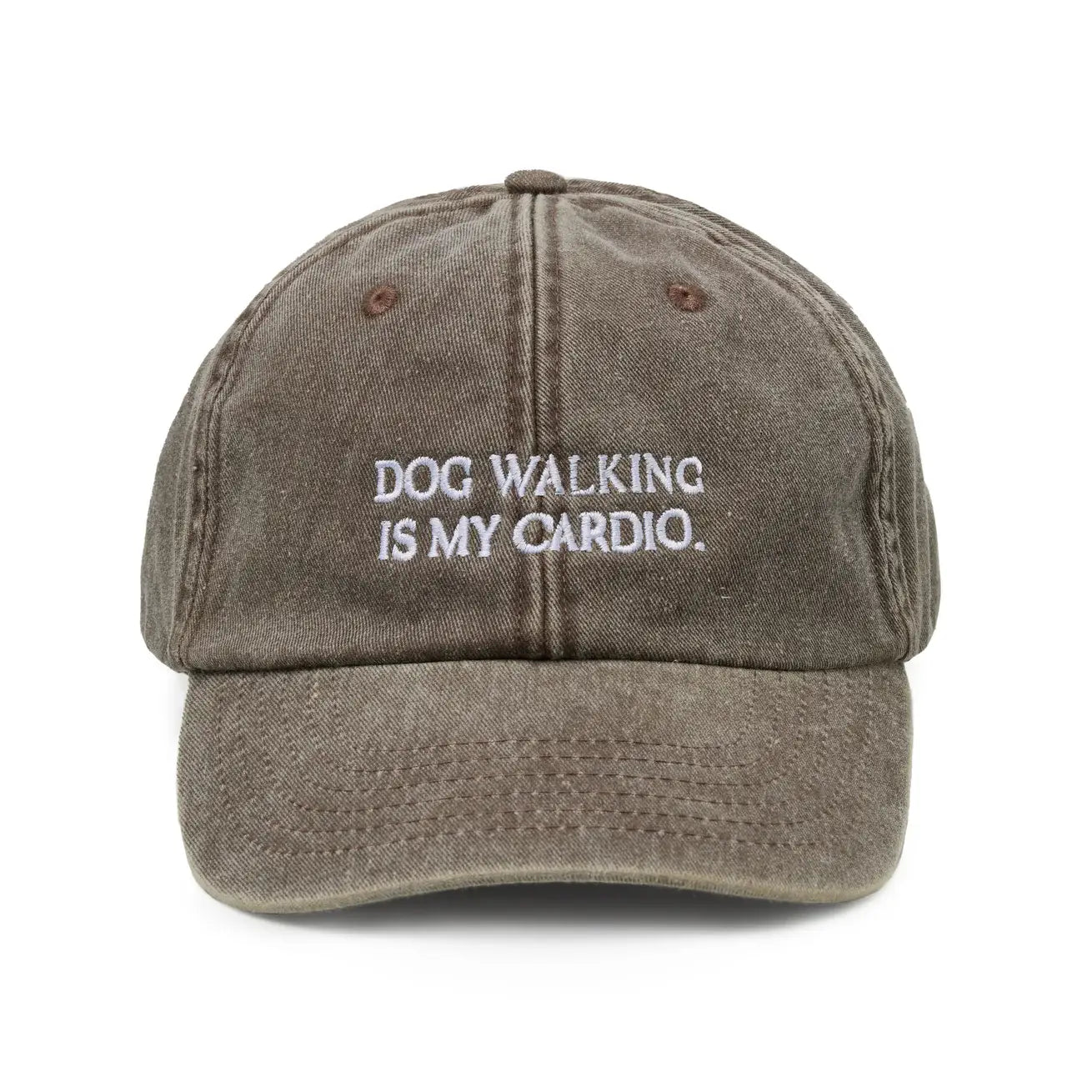 Lieblingspfote Cap 'Dog Walking' Vintage Braun