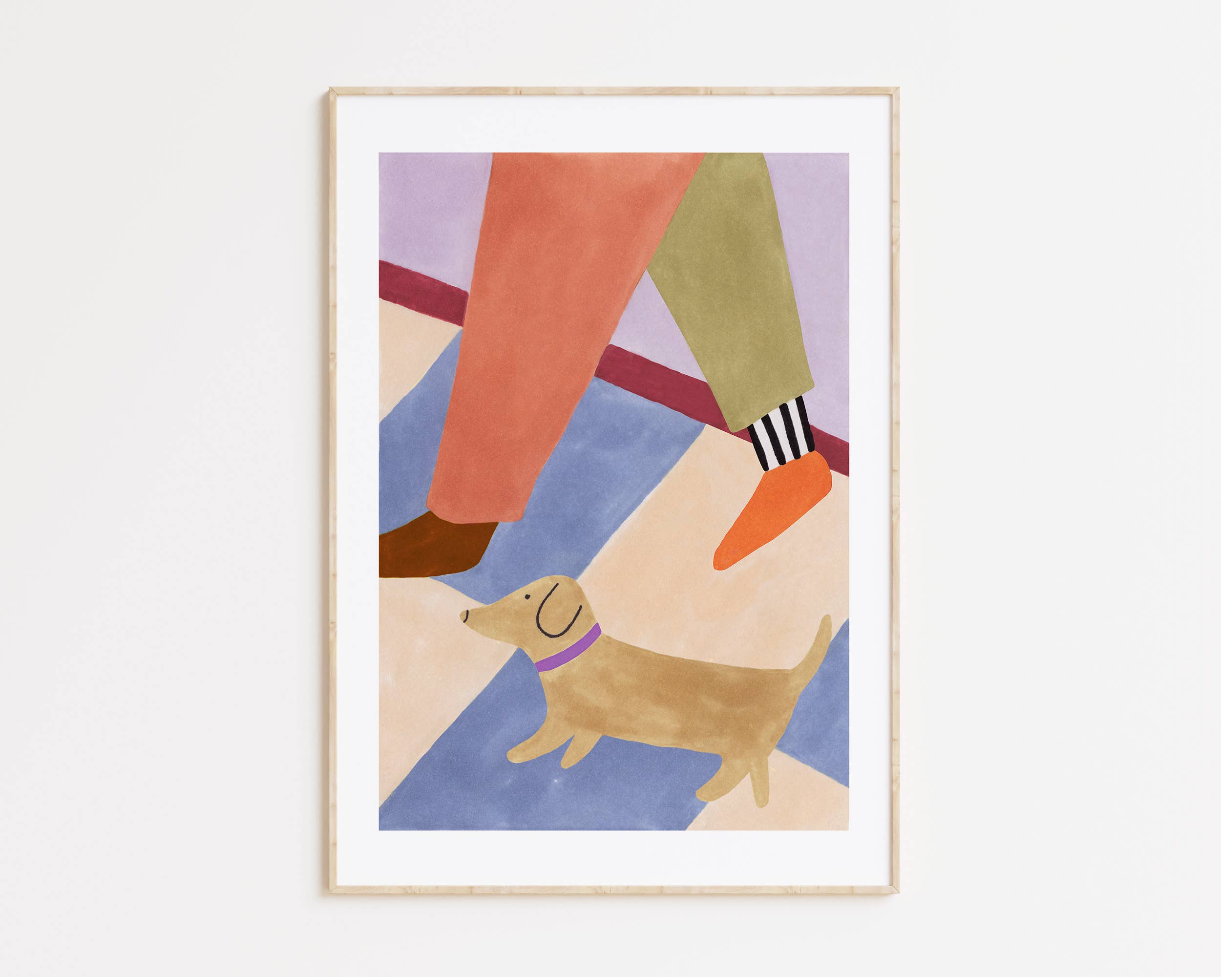 Depeapa Poster 'Walking is Revolutionary' (29,7 x 42 cm)