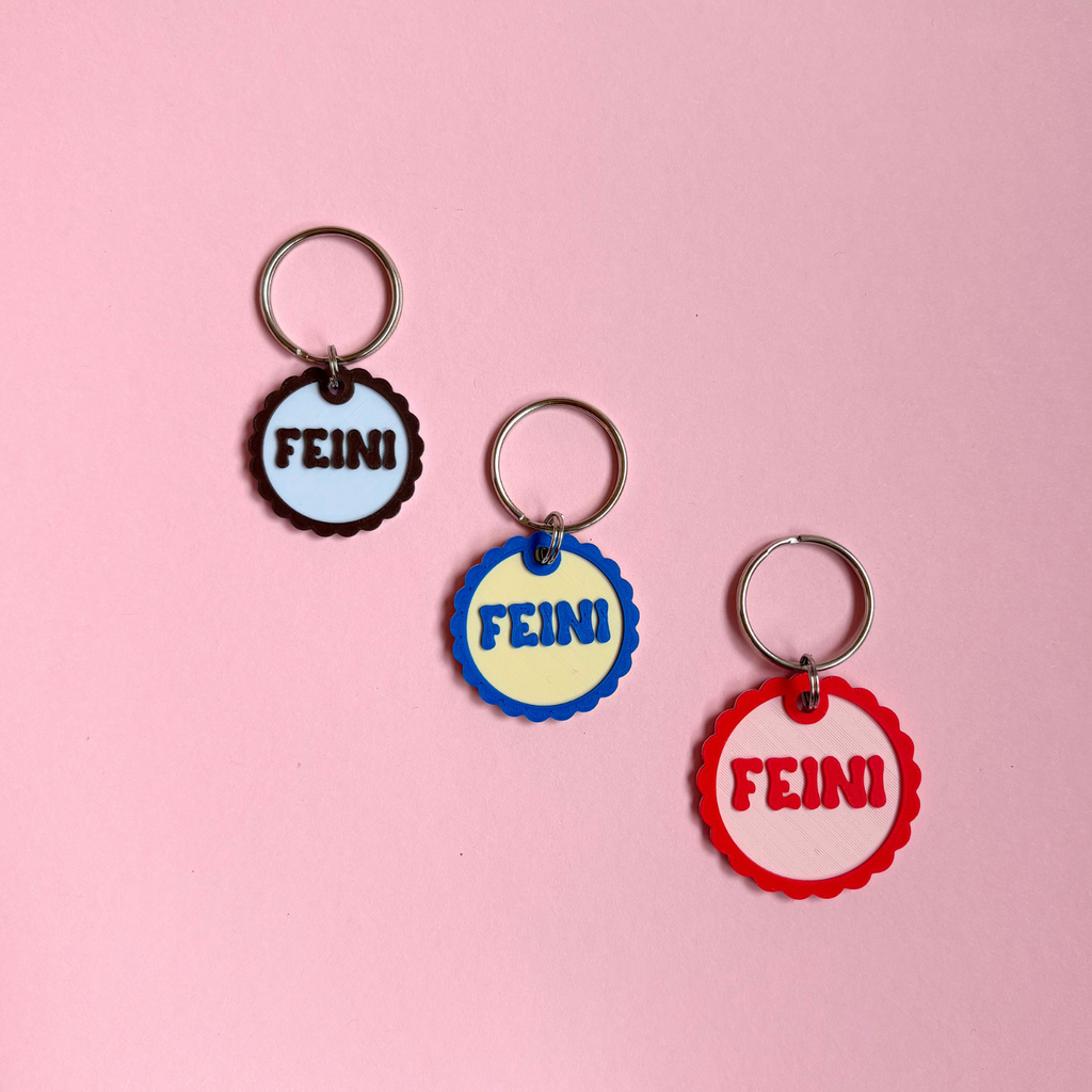 Anhänger 'Feini/Stinki'