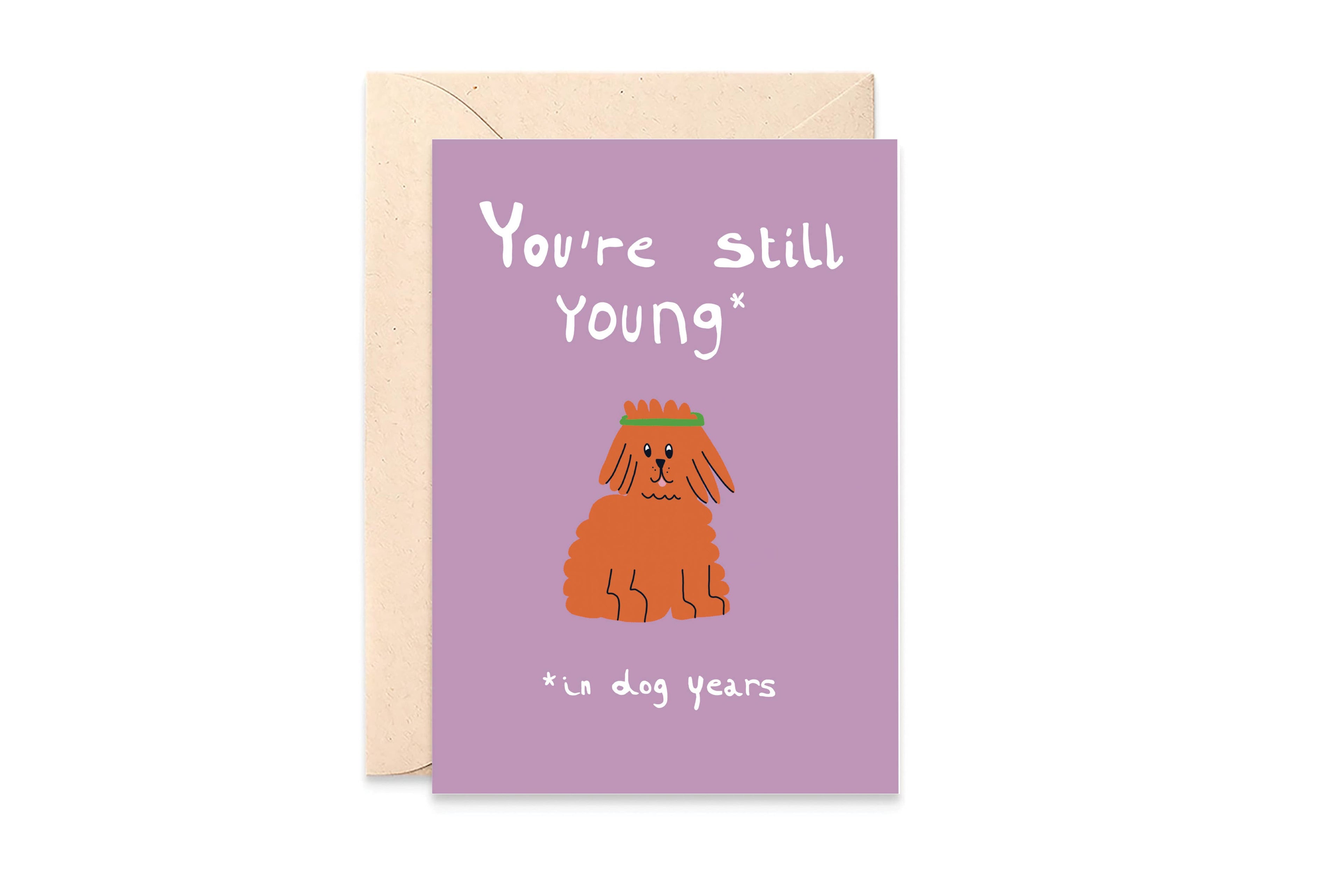 beeb folding card 'You’re still young'