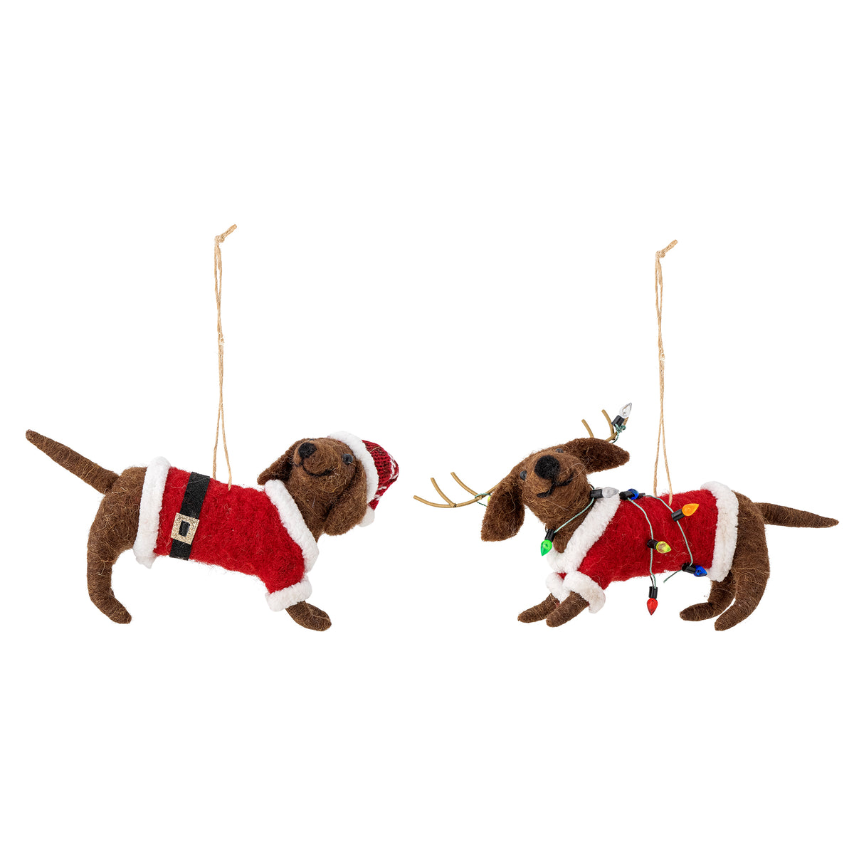 Ornament Monty (2er-Set rot)