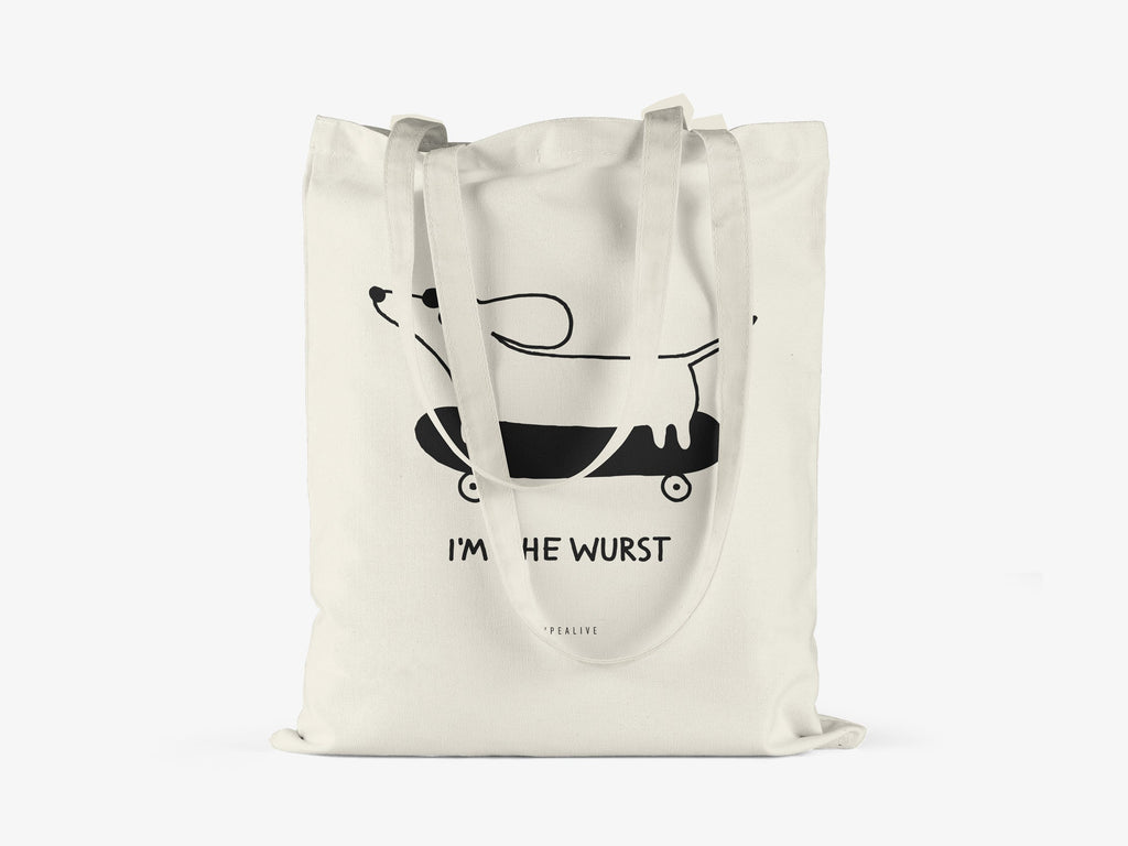 Typealive Baumwolltasche 'The Wurst'